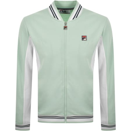 Fila Settanta Zip Track Top Green | Mainline Menswear us